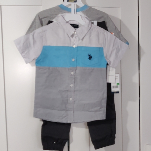U.S. Polo ASSN.  Boys  set 3 piece - Picture 4 of 10